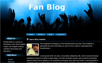 funblog free xhtml template